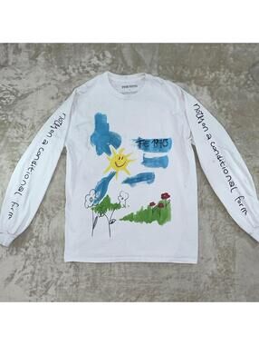 The 1975 NOACF Doodle Long Sleeve Tee Men’s Size Medium *Flaws*